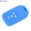 Jingyuqin Remote 4Buttons Car Key Case Silicone For Honda 2016 2017 CRV Pilot Accord Civic Fit Freed Keyless Smart Key