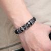 Leather Handmade Bracelet Leather Woven Cross Men's Leather Bracelet Retro Trend