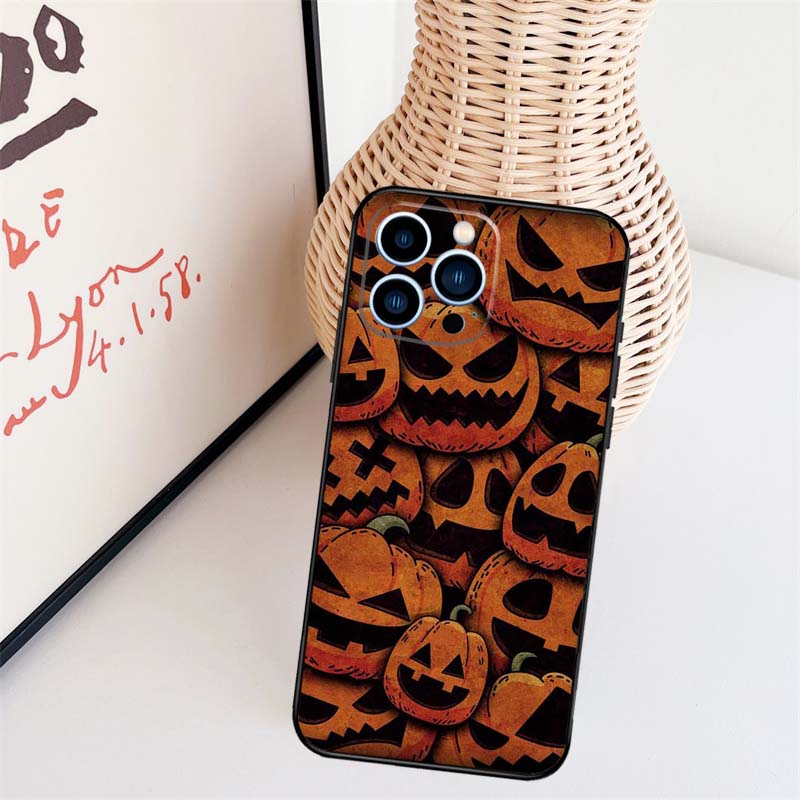 Чехол для телефона Хэллоуин Тыква Призрак Мумия Для iPhone 17 Pro Max 16 15 11 12 13 14 Pro Max mini 15 16 Plus 16e 17 Air Cover