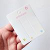50Pcs Blank Hair Clip Paper Cards Hair Accessories Jewelry Display Card  Hair Clip Holder Headwear Packaging Card