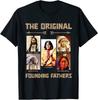 Оригинальная футболка унисекс «Отцы-основатели», уличная одежда, высокое качество, с круглым вырезом, с короткими рукавами, топы 50914