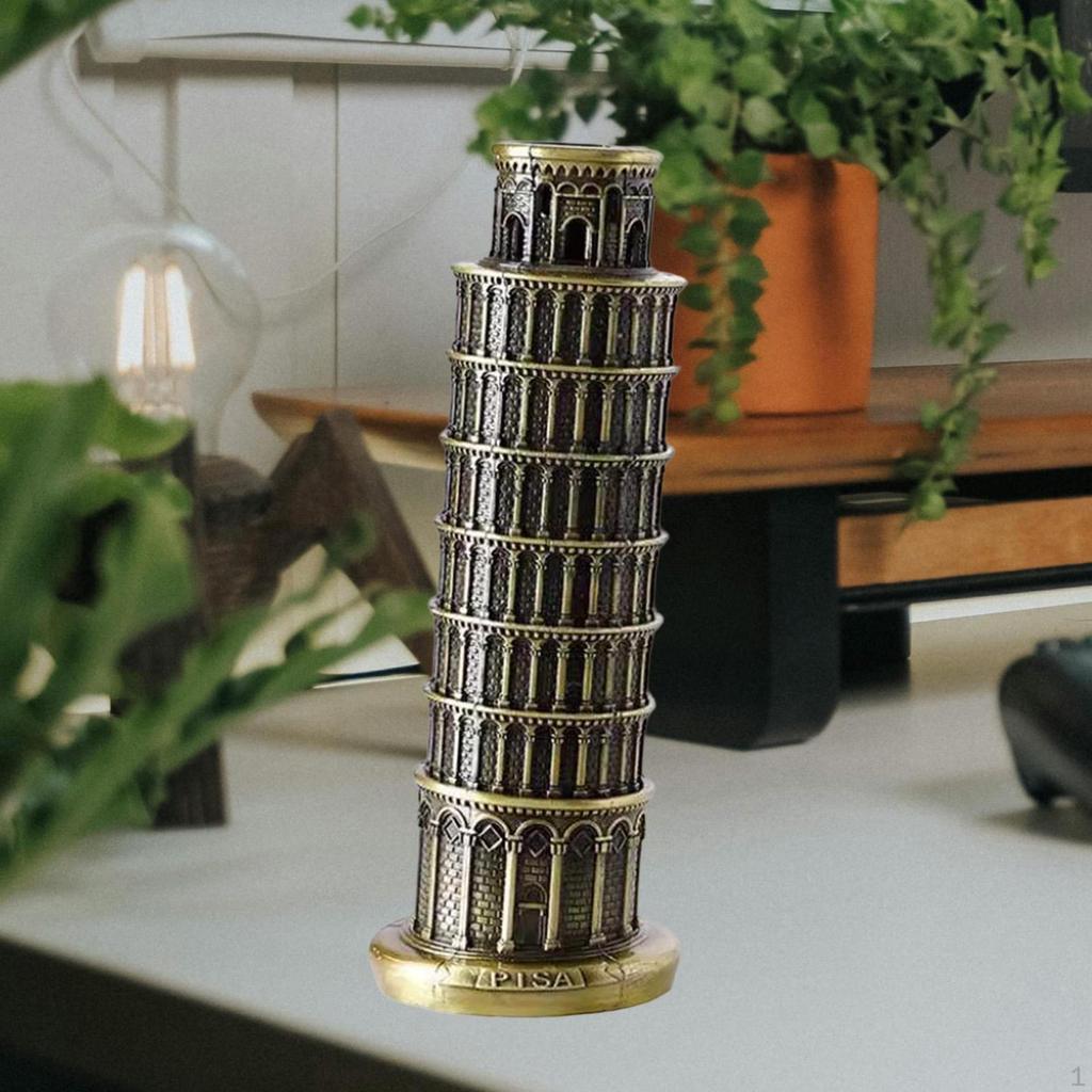 Падающая Пизанская башня, Декор для дома, Прочная, Фигурка здания, Модель для полок