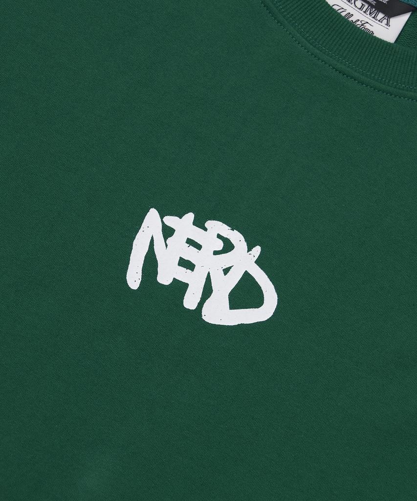 STIGMA Nerd Semi-Oversized T-Shirts Green