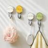 Reusable Suction Cup Robe Towel Hooks Heavy Duty No-Drill Wall Utility Hooks for Bathroom, Kitchen, Windows High Quality