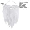 Santa Beard Costume White Fake Beard Christmas Santa Claus Gnome Cosplay Beard Party Dress-up Accessory for Adults And Teens