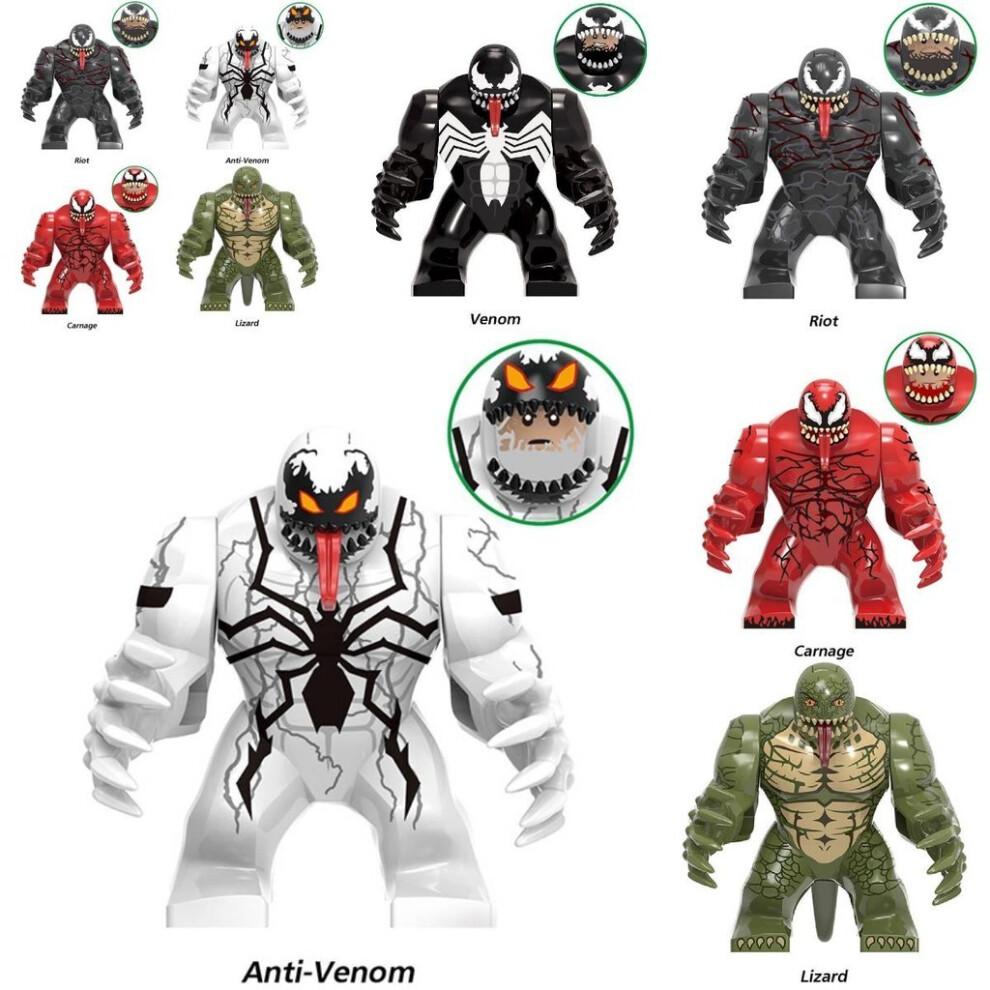 (StyleB)Super Hero Venom Anti Venom Mini Toy Action Figure Fit Blocks Building