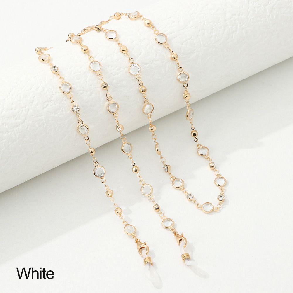 Модный длинный хрустальный шнурок для очков Аксессуары для очков Ожерелье для очков Цепочка для очков