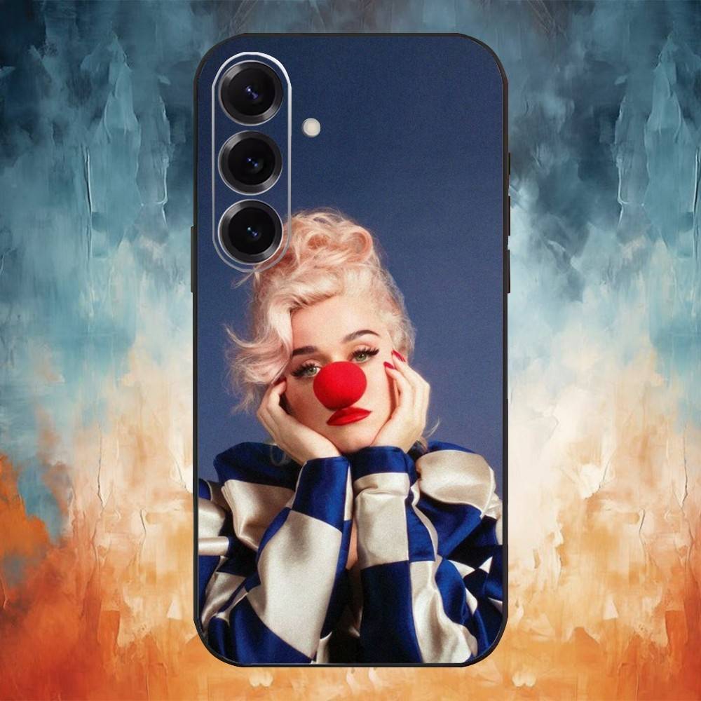 Чехол для телефона певицы К-Кэти Перри для Samsung Galaxy A91,80,73,72 ,71,53,52,32 ,31,22,21s,20, Мягкий черный чехол