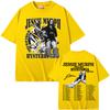 Jessie Murph Worldwide Hysteria Tour T-shirt 2025 Music Sad Girl Concert T-shirts Men Women Retro Hip Hop Fashion Cotton T Shirt