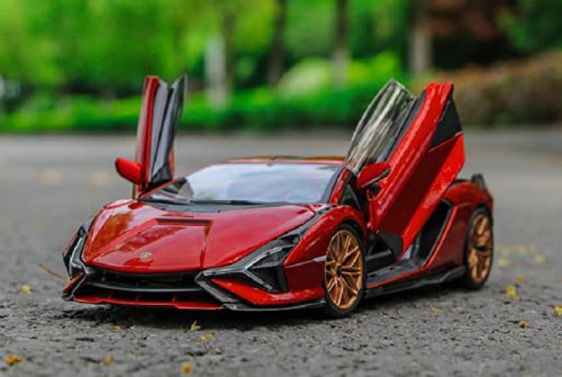 Bburago Lamborghini Sian FKP 37 Bburago Lamborghini Sian FKP 37 гоночный спортивный автомобиль литой автомобиль модель мини-автомобиля 1/18 1/18