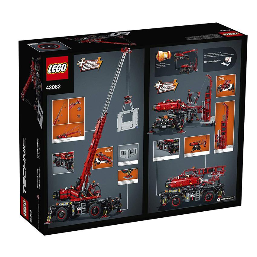 LEGO Технология Механический Набор Сложный Ландшафт Подъемный Кран Строительные Блоки 2001 5000 шт 42082