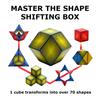 SHASHIBO Shape-Shift Box — отмеченный наградами запатентованный кубик-фиджет с 36 редкоземельными магнитами — трансформируется в более чем 70 форм