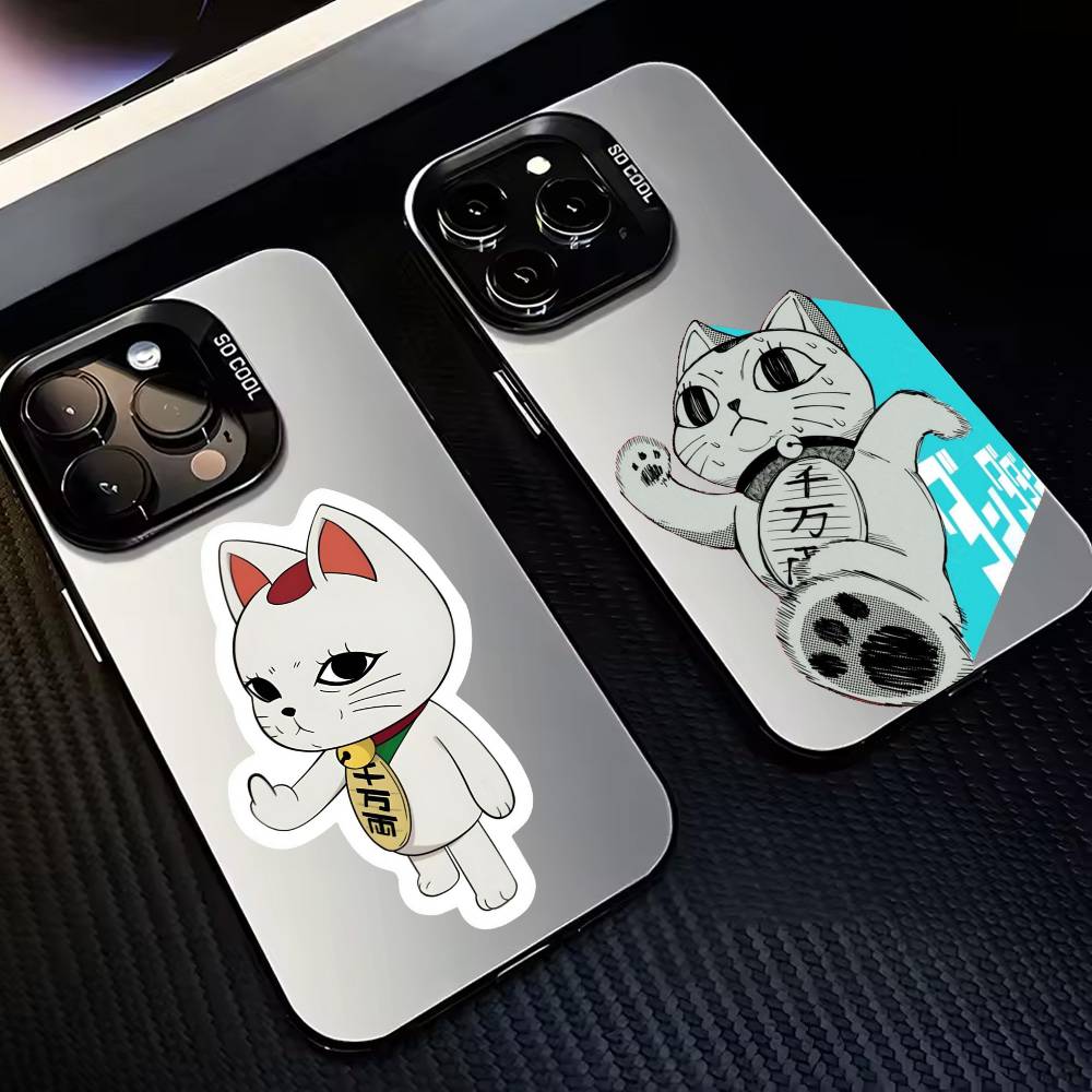 D-Dandadan Turbo G-Granny Phone Case For iPhone17,16,15,14,13,12,11 Plus,Pro Max Black Candy silver phone case