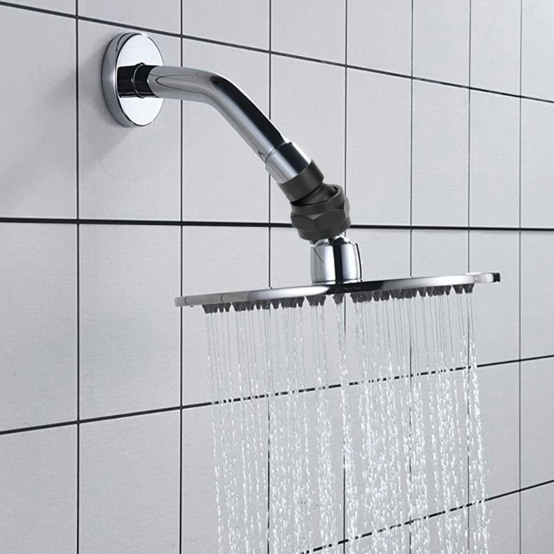 Adjustable Shower Arm Connector Brass Shower Head Swivel Ball Adapter Enhances  Durability & Rusts Resistance for Bathroom