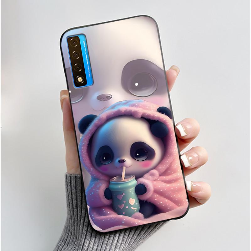 Чехол для TCL 20S 20L 20L+ 20 Pro 5G Роскошный Милый Кролик Любовь Забавный Черный Мягкий Силиконовый Чехол для Телефона для TCL20 20Pro 5G Задняя Крышка