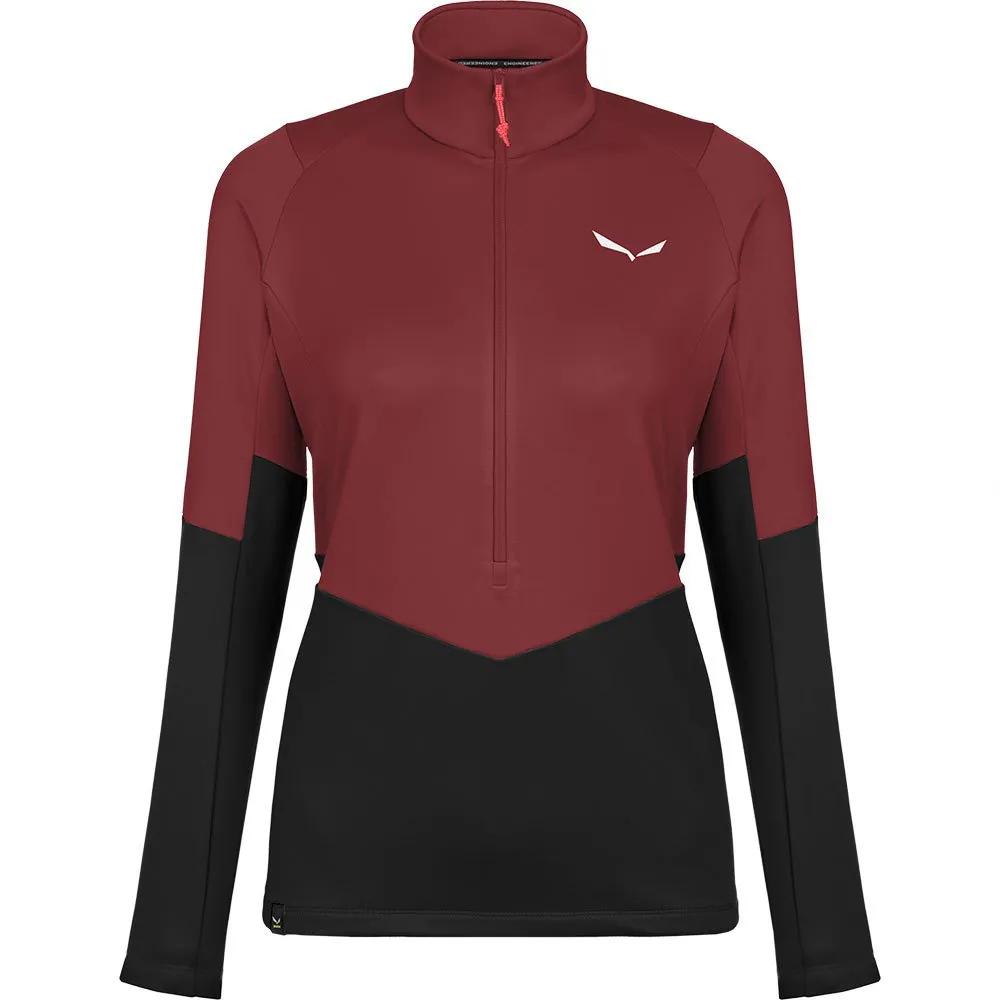 Salewa Флисовая кофта с полумолнией Puez Pullover