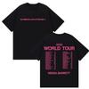 Nessa Barrett Aftercare World Tour 2025 Новые футболки Мужские Женские Летняя Эстетика Высокое Качество Футболка 100% Хлопок Оверсайз Футболки