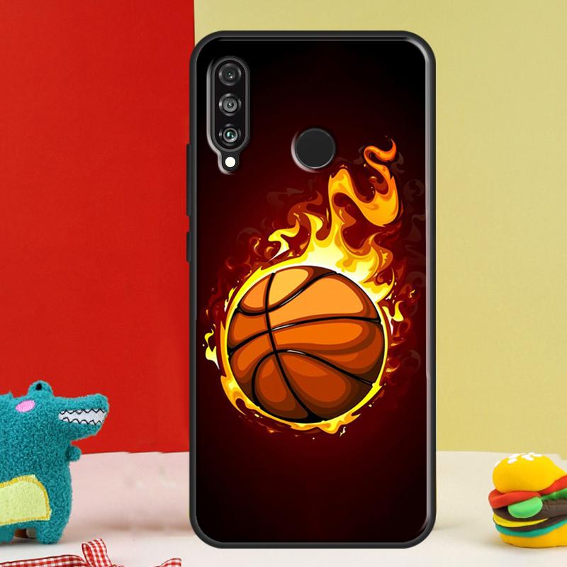 Спортивный чехол для баскетбола для Huawei Nova 12i 12s 11i 5T 9 10 SE Y91 Y90 Y60 Y70 Y72 Y61 P60 Pro P20 P40 P30 Lite