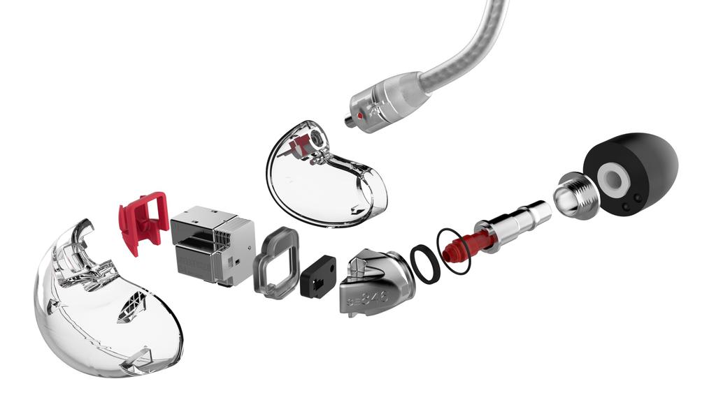 Золотые наушники SHURE проводные SE846G2CL прозрачные 2-го поколения с высокой звукоизоляцией и высоким разрешением, совместимые с играми, игровыми, канального типа, беспроводные, трансформируемые