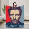 Dr Gregory House Blanket  Decorative Flannel Throw Blanket For Couch Chair Super Warm ized Quality Bedspread