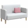 Back Cushion Pink 45 x 20 x 35 cm Cord Fabric