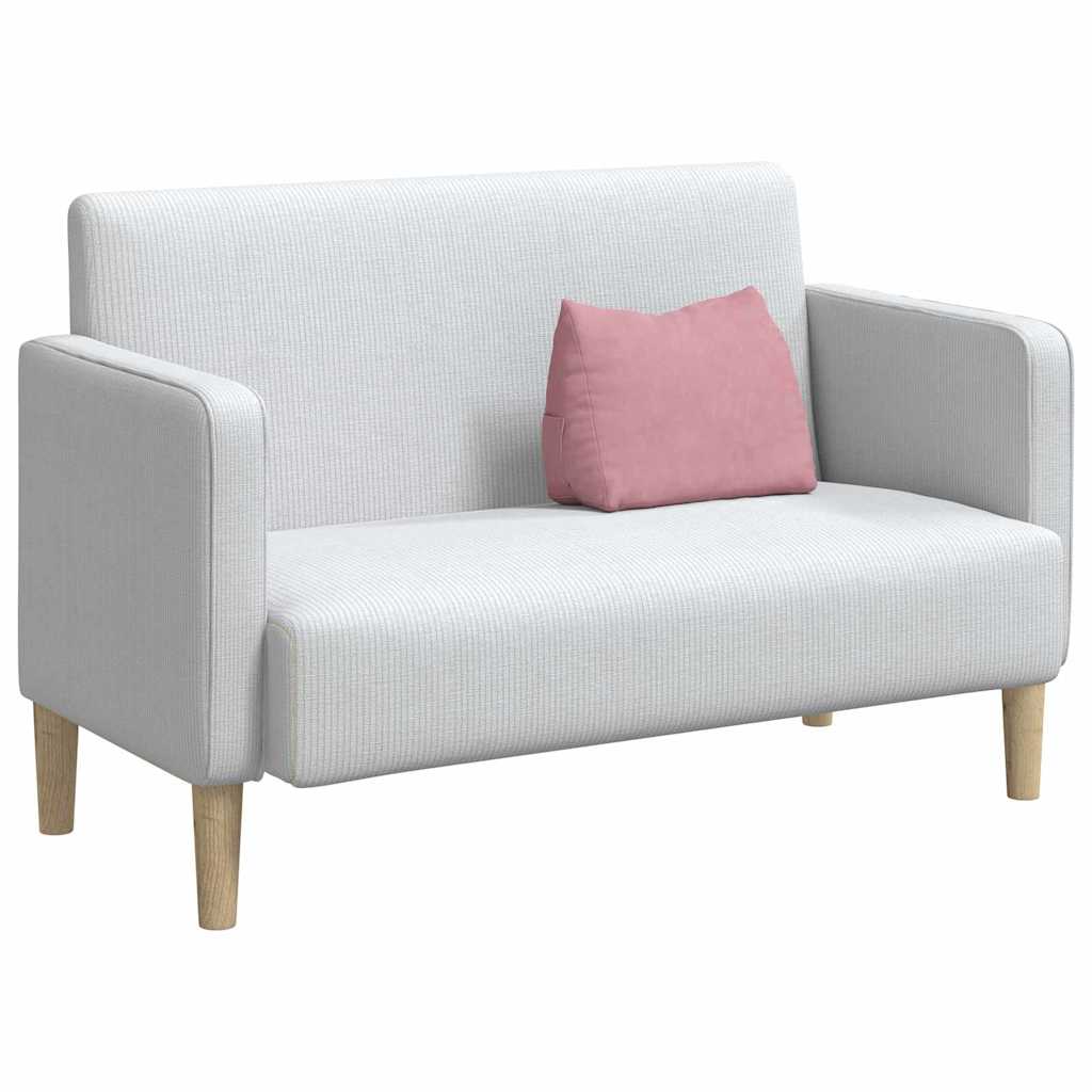 Back Cushion Pink 45 x 20 x 35 cm Cord Fabric