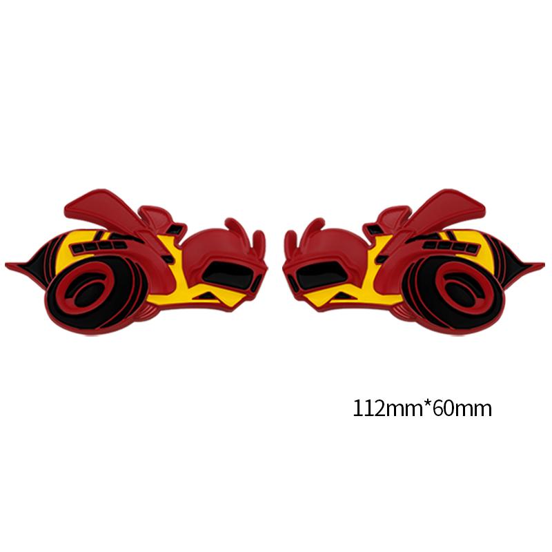 Metal 3D Car Sticker Bumblebee Emblem Badge Decals for Dodge Charger SRT8 SRT4 Chevrolet 6.4 Caravan SRT Durango Ram Accessories G8