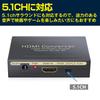 Felimoa Аудио HDMI 4K Оптический 2RCA Аналоговый Выход Разветвитель, Совместимый с 5.1-канальным, Цифровой,