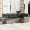 VidaXL Garden Lounge Set with Cushions 6 Pcs, Patio Sofas, Patio Furniture Set, Outdoor Furniture, Grey 3253999