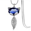 Autumn & Winter Fox Fur Women’s Sweater Necklace – Unique & Stylish Long Chain Accessory