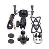 Motorcycle Bike Mobile Phone Stand Holder With USB Charger Socket X Type Mobile Phone Mount Bracket
