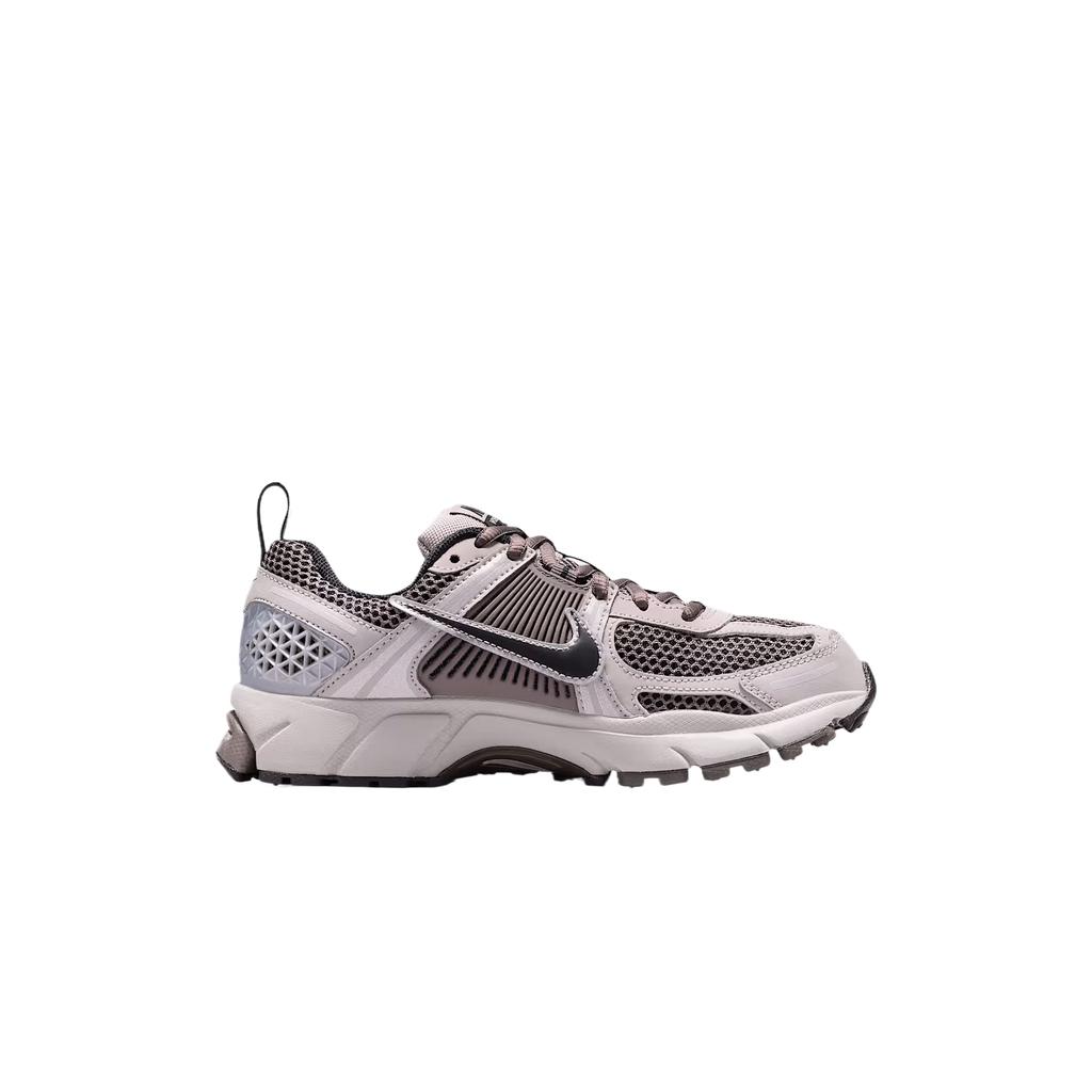 Nike Vomero 5 Shock Absorbers Low Top Kids' Running Shoes Preppy Gray/Cave Stone/Metallic Silver/Black Teenagers Sneakers HF6998-010