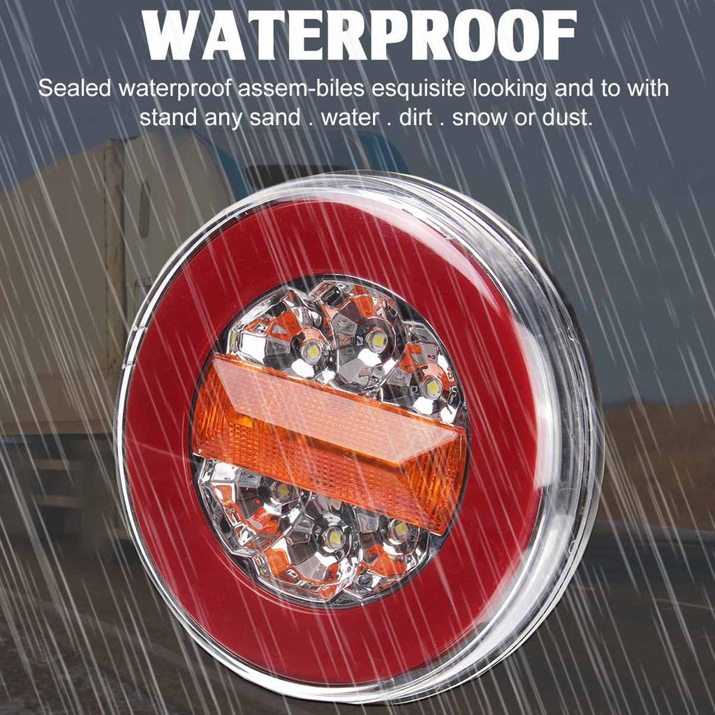 1/2/4 шт. светодиодный прицеп задний фонарь 12-24 В стоп-сигнал заднего хода задние фонари указатель поворота лампа для грузовика фургона караван кемпер