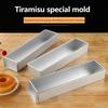 Tiramisu Cake Mold Removable Rectangular Non-Stick Stainless Steel Diy Cake Mousse Mold Tiramisus Baking Professional Tools