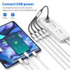 Mobile Phone Extension Cable Data Transfer USB Expander Charging Splitter Type C Hub OTG Adapter