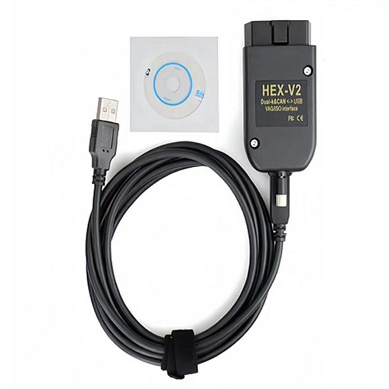 VAG COM FT232 V25.3 Инструмент сканера VAG Кабель KKL VCDS Диагностический кабель OBD2 Многофункциональный Многоязычный Сканер OBD2 HEX V2 A1