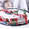 Electric Christmas Train Toys With Sound & Light – Railway Car, Track Frame For Christmas Tree Decoration