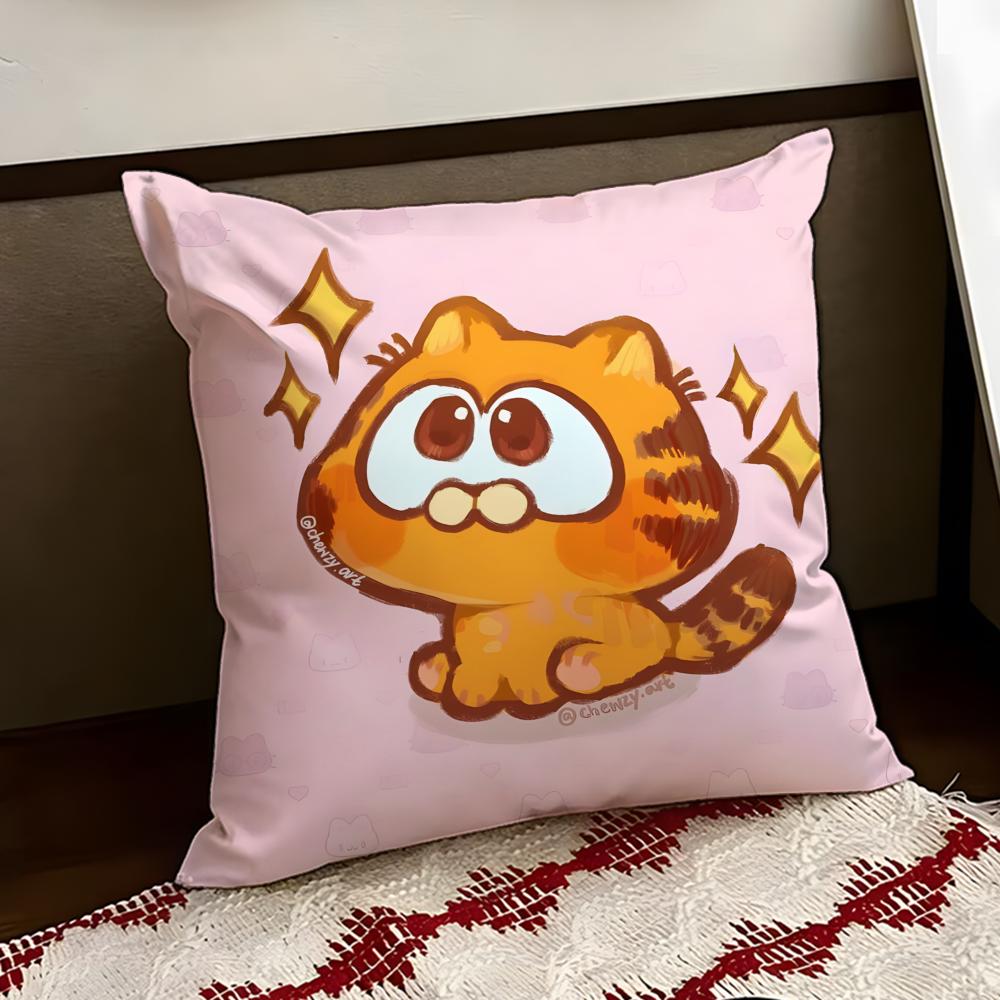 Garfield Cushion Cover Reversible Soft Durable Pillow Cover Home  Car MultiScene Use for Daily Comfort
