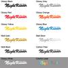 Car Sticker Japanese JDM Racing Sticker Night Runner Front Windshield Waterproof Vinyl Film Decor Decals Auto Tuning Accessories