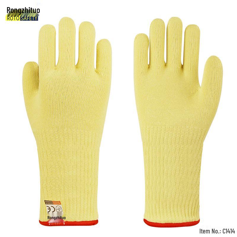 Огнеупорные Термостойкие Гибкие Арамидные Перчатки - Защита от Высоких Температур и Порезов