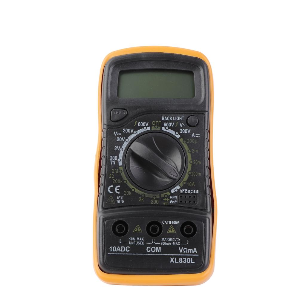 XL830L Digital Multimeter with Backlight Portable Voltage Current Tester Intelligent Voltammeter