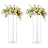 Wedding Acrylic Road Flower Stand Cylinder Vase Flower Arrangement Wedding Decoration