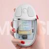 MU-08 Transparent Mouse, Quiet, USB Wireless, Bluetooth, Crystal Clear, 7-Color Backlight, Compact, Lightweight, Rechargeable, Dual-Device
