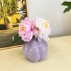 Фиолетовая керамическая ваза Маленькая милая ваза для цветов для пампасной травы Дом Гостиная Обеденный стол Фермерский дом Офисный декор Столик для спальни