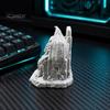 Загадочные Ретро Украшения 3D Печатный Трон Статуэтка Ктулху, Готическая Смоляная Фигурка для Полки и Стола, Декор в Виде Детализированной Скульптуры Крыла Летучей Мыши, Щупальце