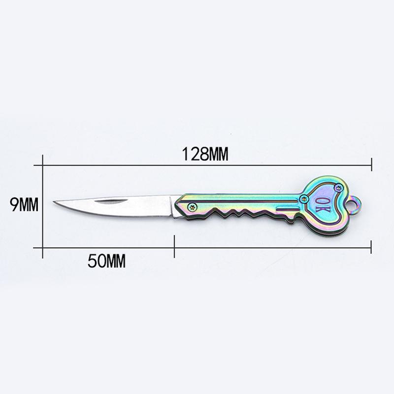 1 шт. брелок складной карманный нож мини-брелок для ключей из нержавеющей стали