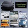 For Tesla Model 3 Full Car Cover - Outdoor Universal Full Body Cover With Side Zipper, Waterproof Dustproof Sunshield