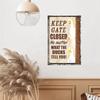 AEE2-Duck Metal Sign Aluminum Vintage Duck Wall Decor For Home Bedroom Bar Restaurant Cafe Club 30X20cm Durable High Guality