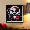 5D DIY Diamond Painting Decorative Christmas Skeleton Full Round Drill Scenery Diamond Embroidery Cross Stitch Kits Home Decor Gift