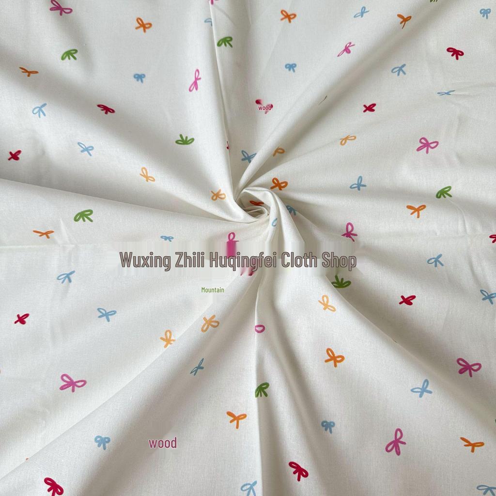 Хлопковая ткань с цветочным цифровым принтом, 40 каунтов, для женской и детской одежды, платьев, домашней одежды и сумок ручной работы